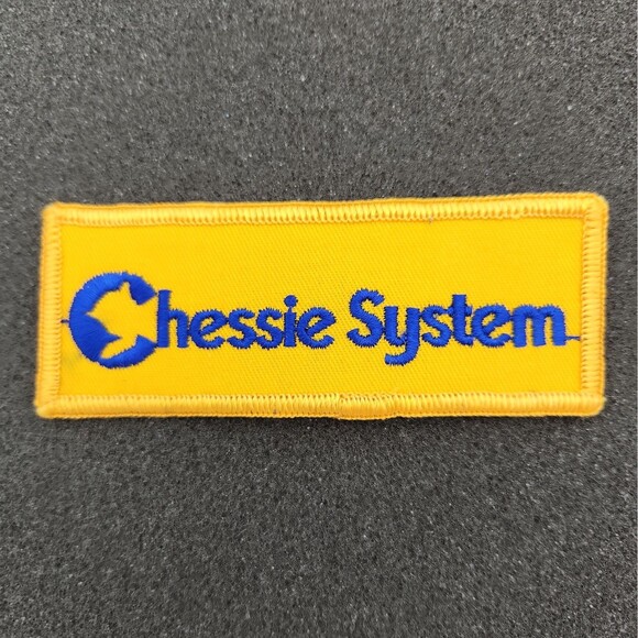 Other - Patch Chessie System Railroad Embroidered 4.25" X 1.5" Sew On Iron 1970's VTG